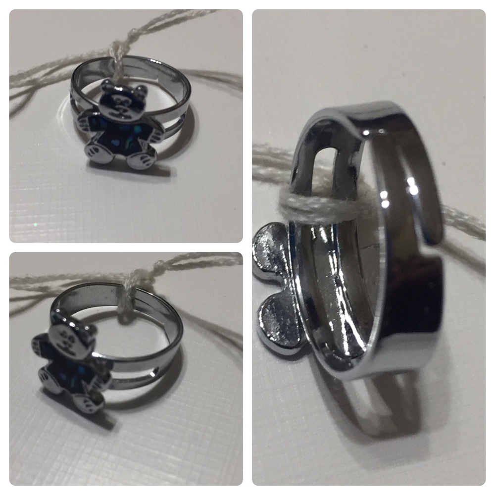 So cute a Teddy bear ring